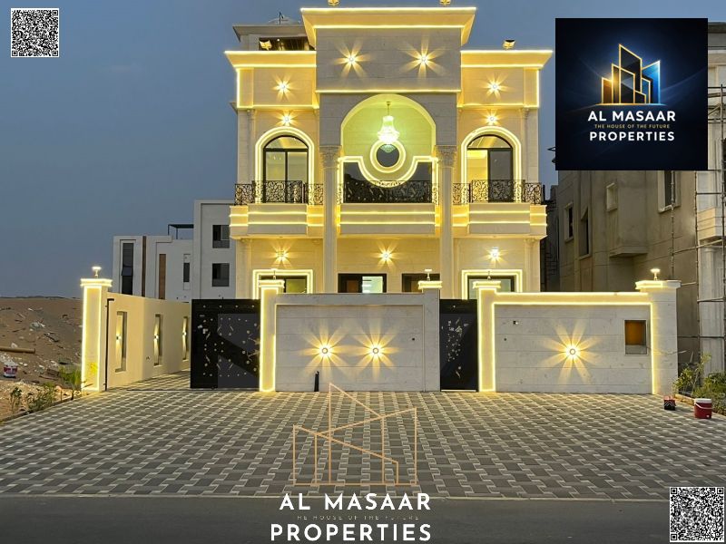 For sale: Classic villa, registration fees included, luxury finishing, near Sheikh Mohammed Bin Zayed Road - freehold ownership for life for all natio