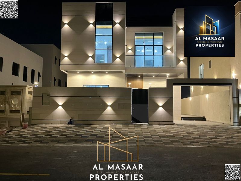 Luxury two-story villa for sale in one of Ajman's most desirable areas - Al Zahiyah, opposite Sheikh Mohammed Bin Zayed Road | Fully equipped | Attrac