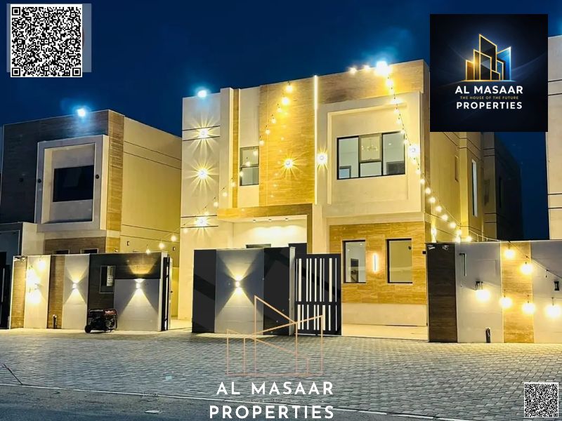 One of the most luxurious villas in Ajman for sale in a prime location, including registration and ownership fees | Bank financing available with flex