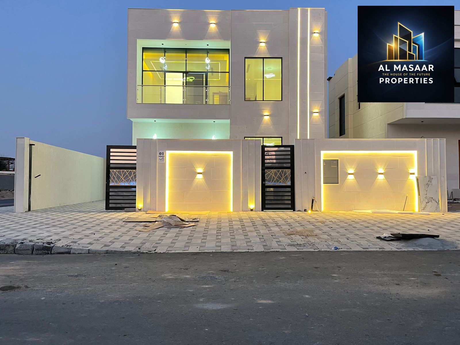 Priced inclusive of registration and ownership fees, on the main street, ready to move into, in one of Ajman's most prestigious areas, freehold owners