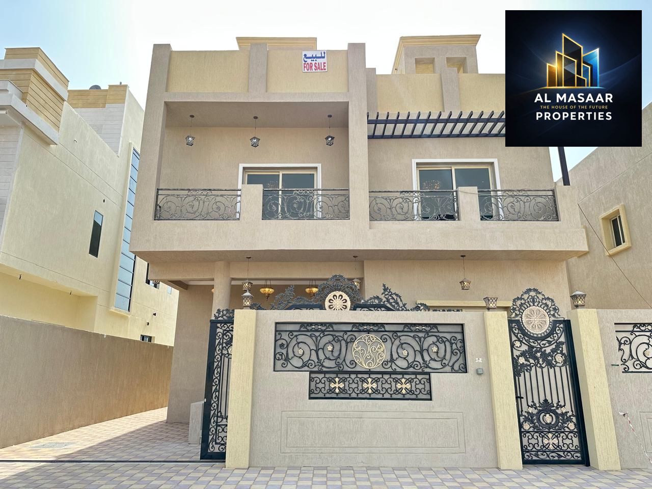 An opportunity to own a luxurious villa in Ajman, first occupancy, with full ownership, personal finishing, and no annual fees, all at a price that in