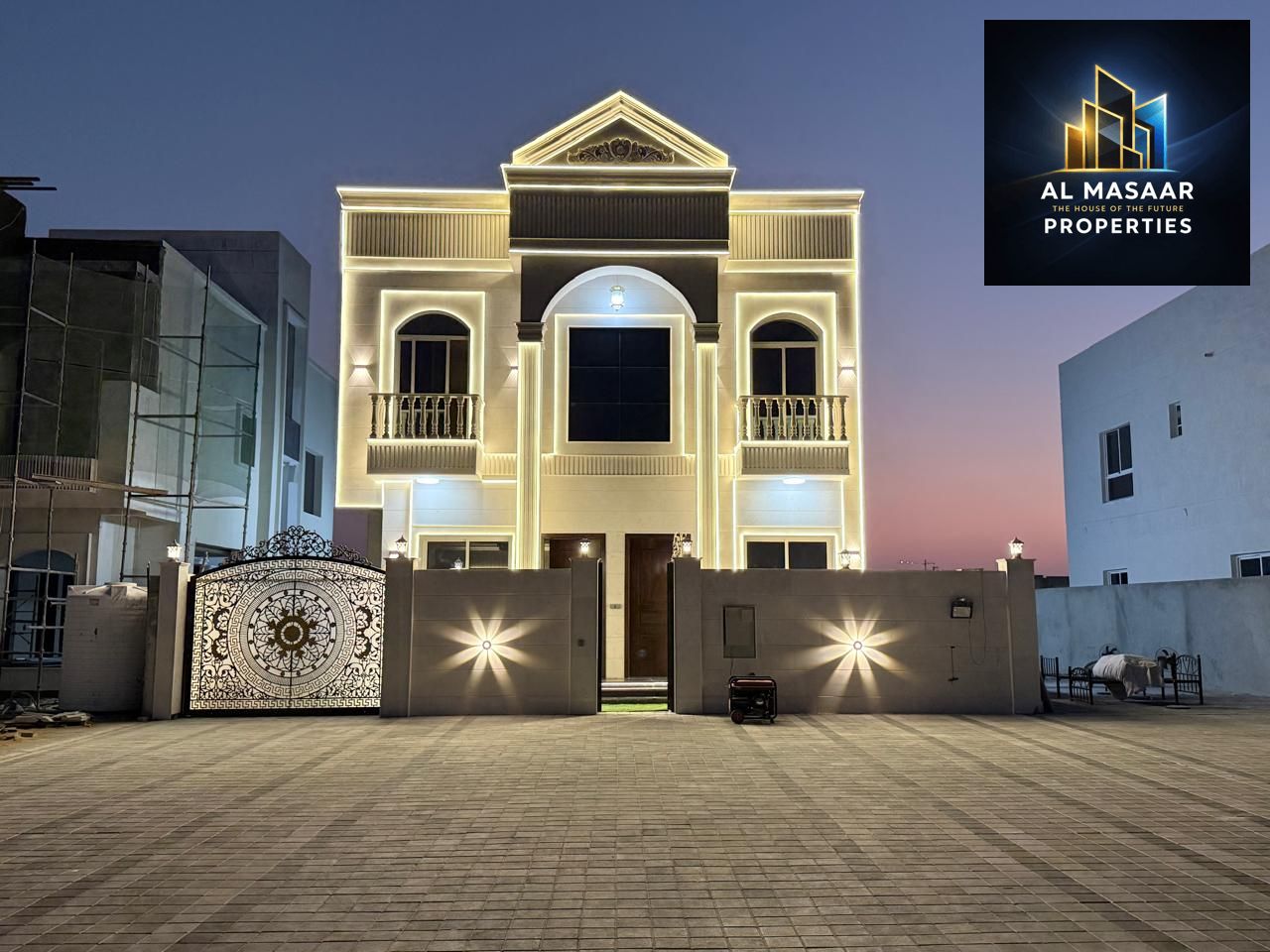 UAE Flag Day Discounts | Luxury Classic Villa for Sale in Ajman | Price Includes Registration and Ownership