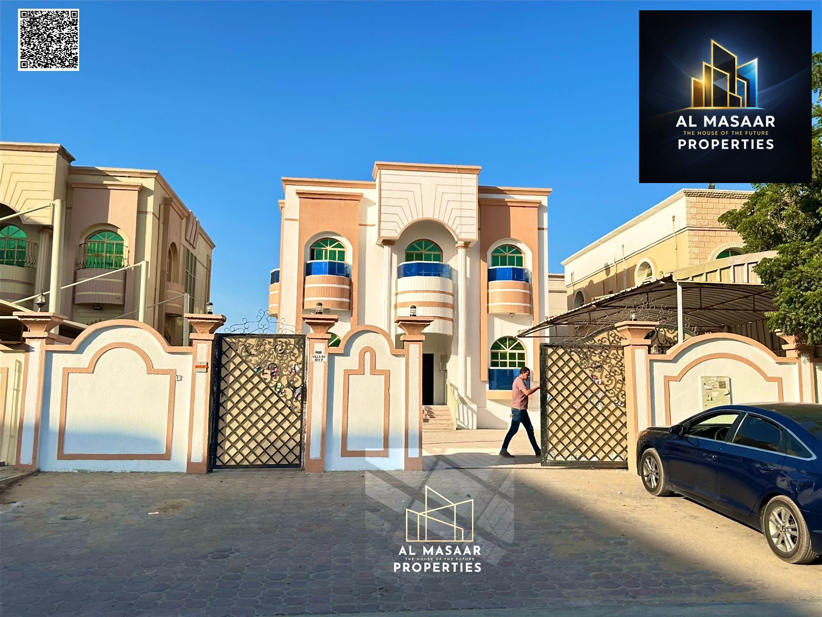 Unmissable opportunity! Villa at a special price in Al Rawda, including electricity, water, and air conditioning.