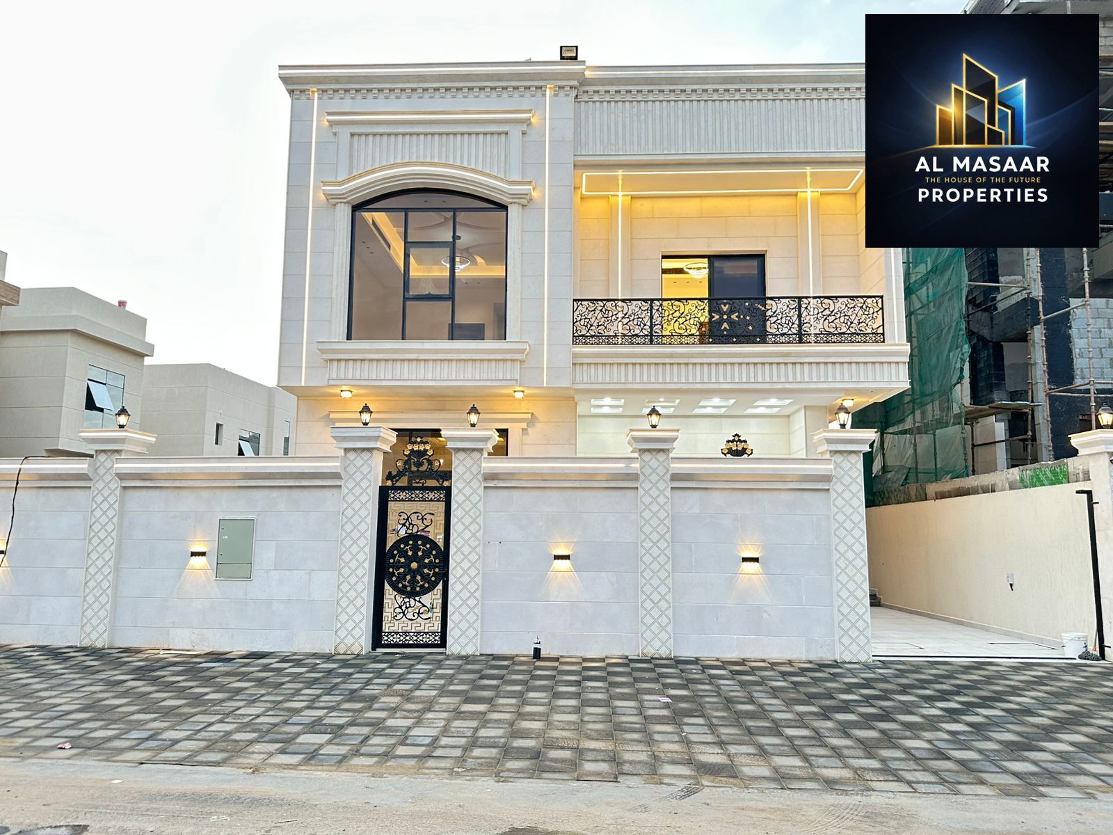 Own a classic villa with a swimming pool in the heart of Ajman, including electricity, water, air conditioning, and registration fees.