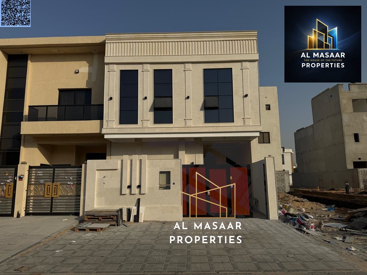 A unique opportunity at an attractive price and without annual fees. Own a villa for sale in Ajman. First resident, freehold, super deluxe finishing,
