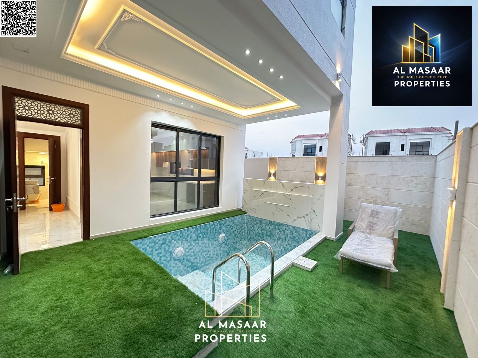 A unique opportunity at an attractive price and without annual fees. Own a villa for sale in Ajman. First resident, freehold, super deluxe finishing,