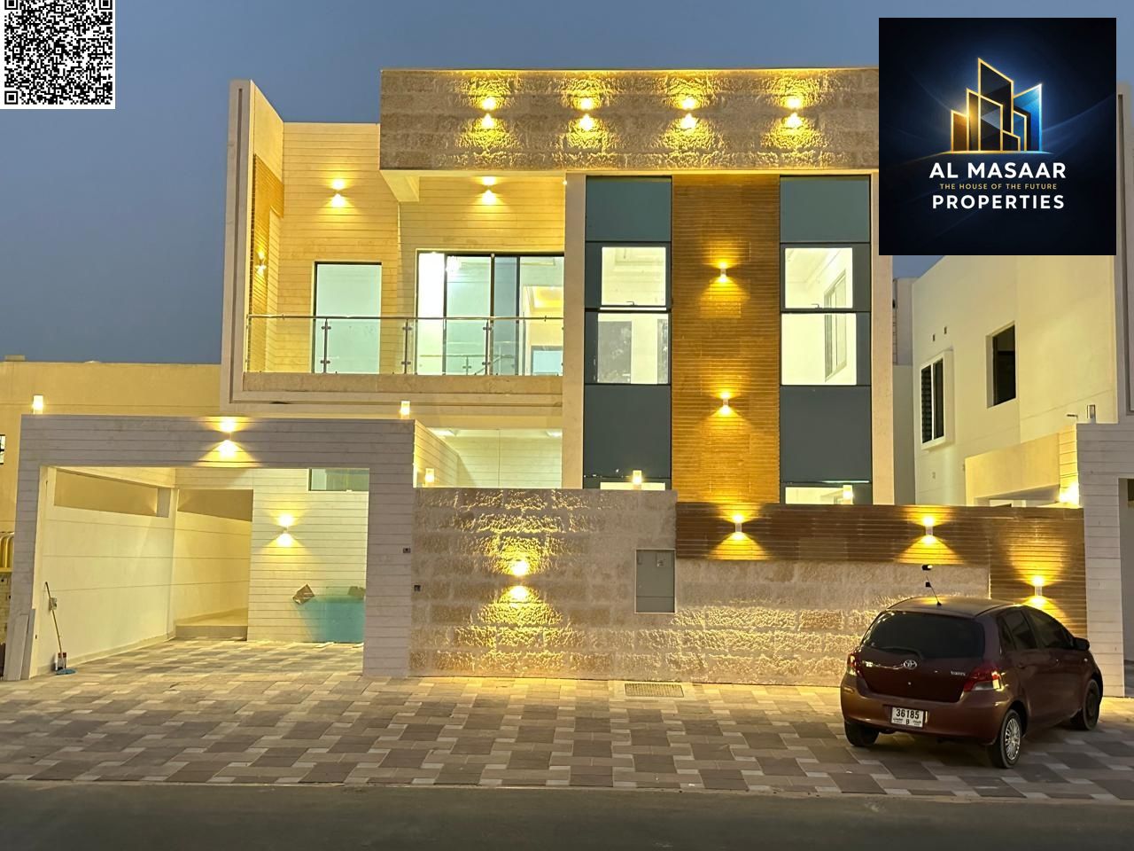 Villa for rent in Al Yasmin, close to all services
