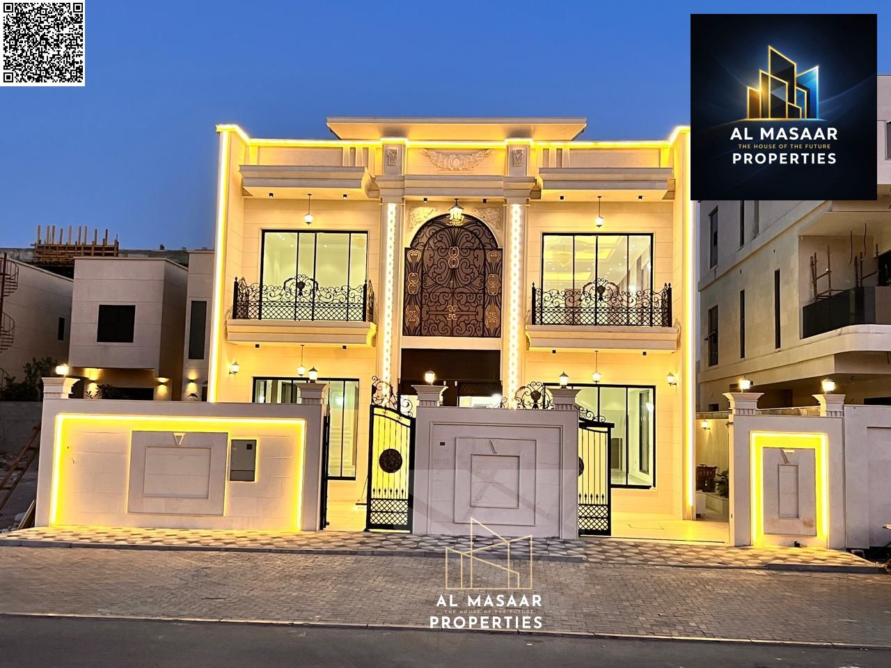 A unique opportunity at an attractive price and without annual fees. Own a villa for sale in Ajman. First resident, freehold, super deluxe finishing,