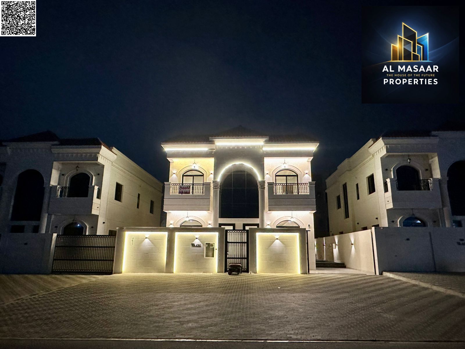 For sale, a luxuriously finished villa close to Sheikh Mohammed bin Zayed Road - freehold for all nationalities for life - with the possibility of eas