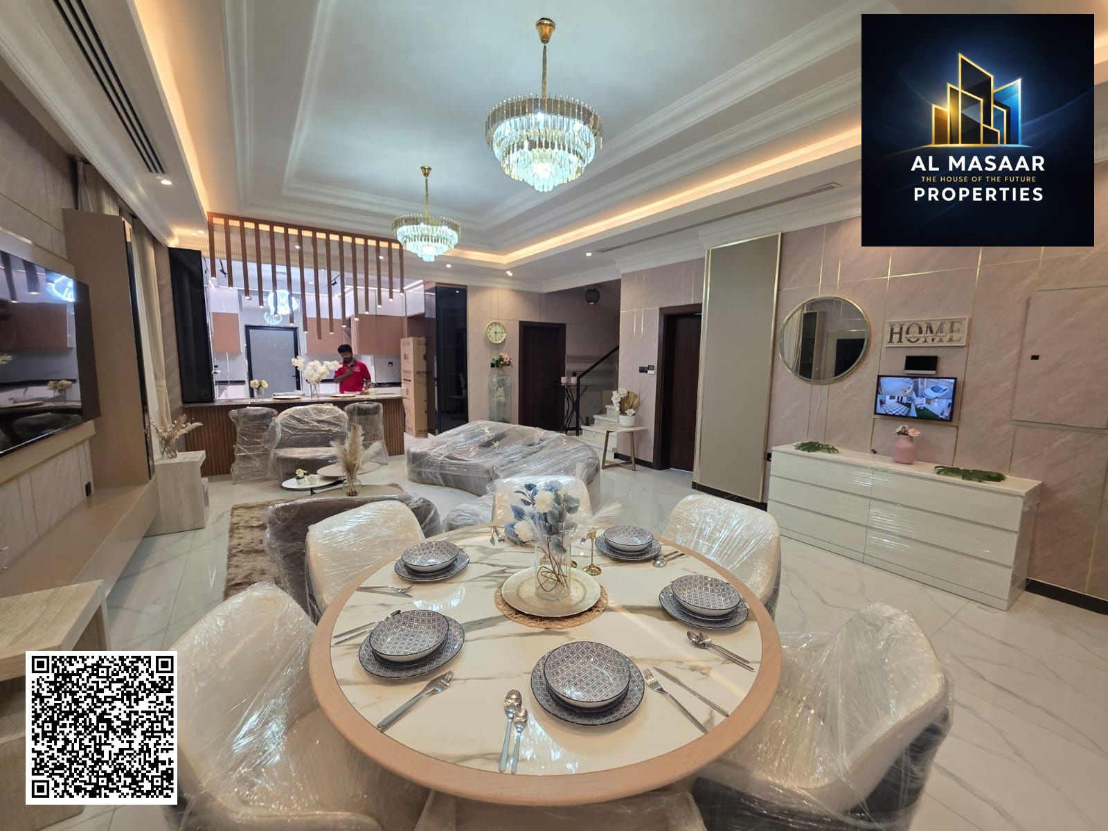A villa with high-end finishes and a smart layout that achieves maximum privacy and smooth movement within the home.