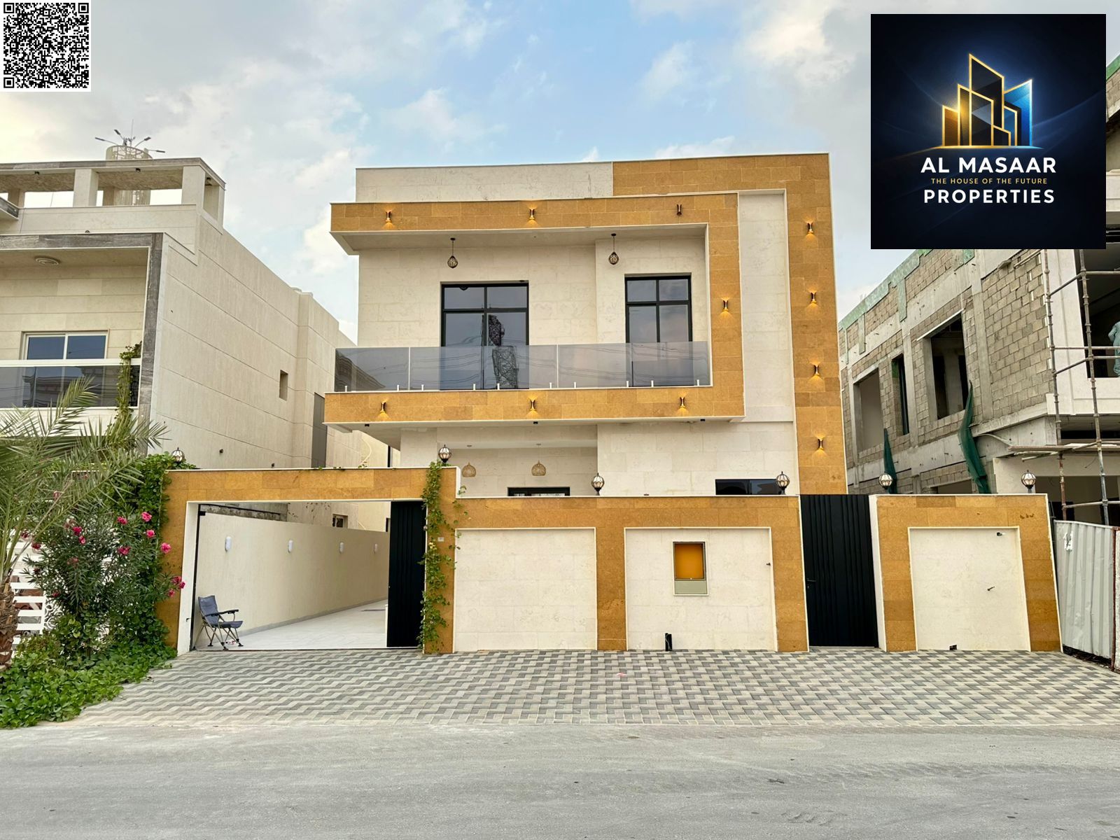 A unique opportunity at an attractive price and without annual fees. Own a villa for sale in Ajman. First resident, freehold, super deluxe finishing,