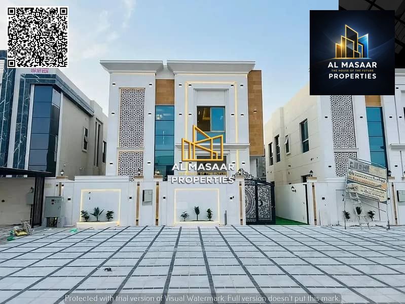 A modern villa, including registration and ownership fees, located opposite a mosque and directly serving all services. Freehold ownership available t