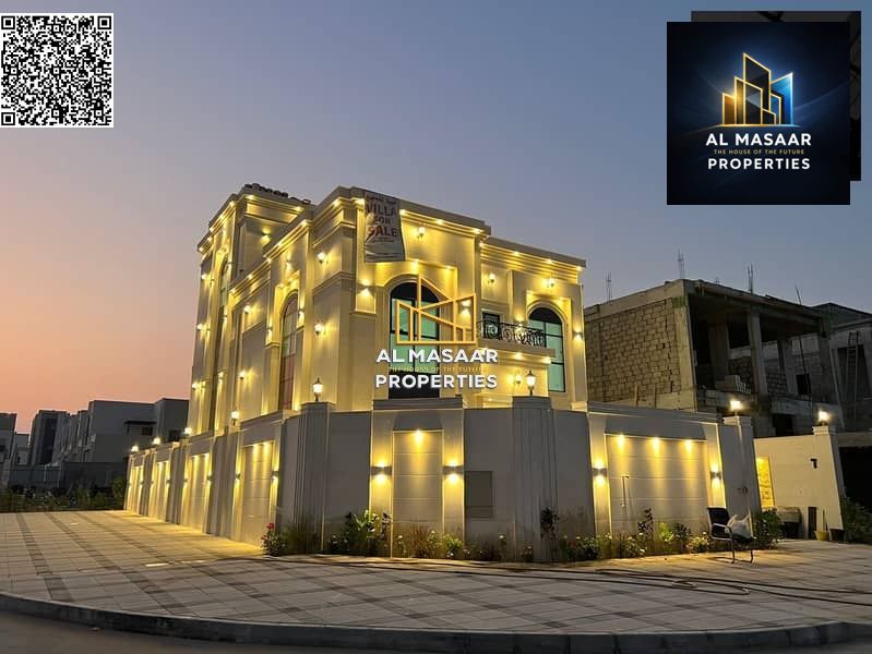 Villa for sale at an excellent and negotiable price. It features a large yard, freehold ownership for life for all nationalities, and easy bank financ