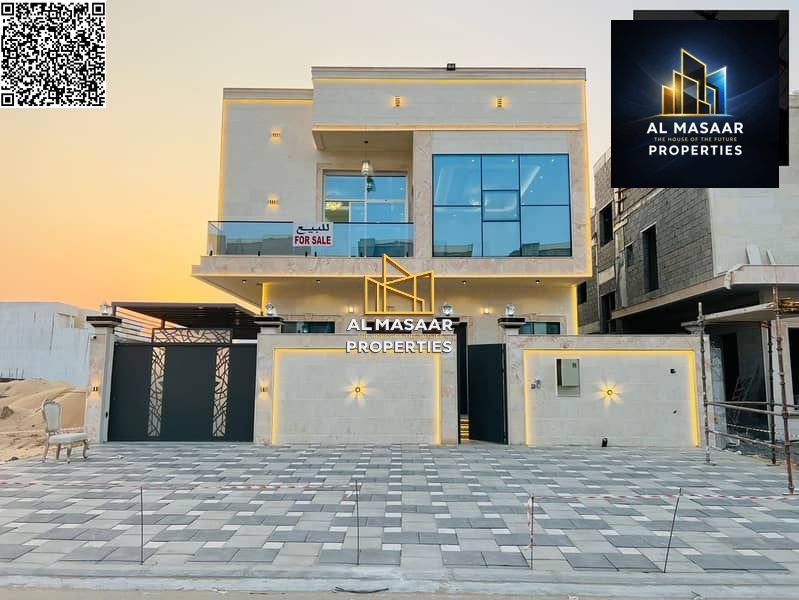 A modern villa, including registration and ownership fees, is available opposite a mosque and directly accessible with services. Freehold ownership