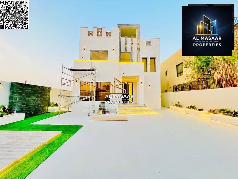 Villa for sale in a location near the mosque, including air conditioning, electricity, and water - very spacious interior layouts