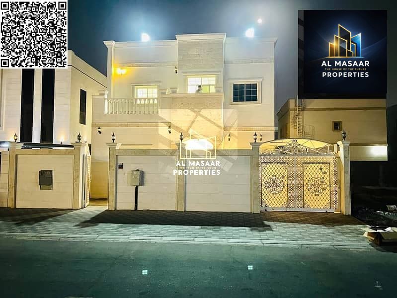 Villa for rent in Al Zahia, excellent finishing, first occupancy, ready to move in immediately