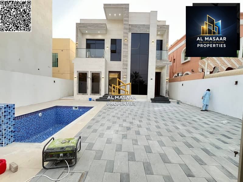 For sale directly from the owner: a modern villa with a swimming pool, price negotiable.