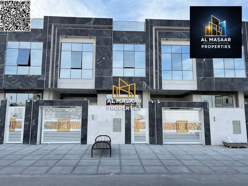 Your chance to own a villa, including registration and ownership fees, ready to move in, close to services, with elegant designs and a rooftop terrace