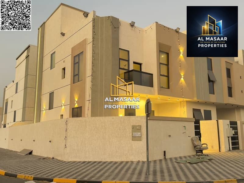 Townhouse at an affordable price, including registration fees, in Al Helio 1, one of Ajman's most prestigious areas. Freehold ownership for all nation
