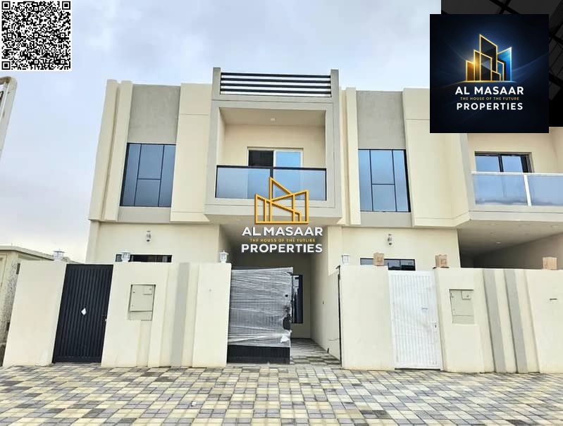 Villa including registration and ownership fees, located near all services and close to Sheikh Mohammed Bin Zayed Road. Freehold ownership for all nat