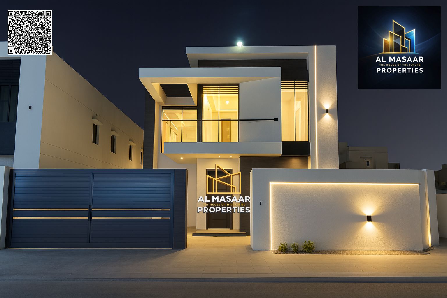 Excellent villa in Al Rawda, including electricity, water, and air conditioning. Freehold ownership for all nationalities.