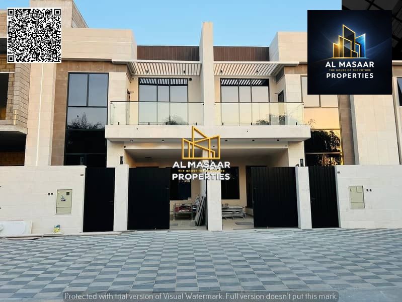 For sale: Modern townhouse with high-end finishing, two floors, freehold ownership including registration fees