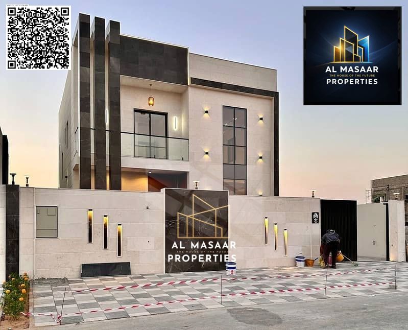 Villa in one of Ajman's most prestigious areas, with a private pool. Freehold ownership available to all nationalities. Price includes registration an