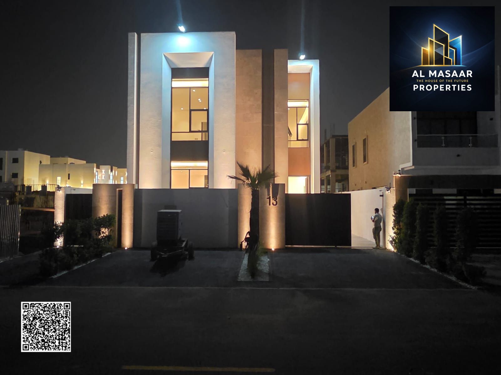 The villa features natural marble flooring and walls. The price includes registration and ownership fees.