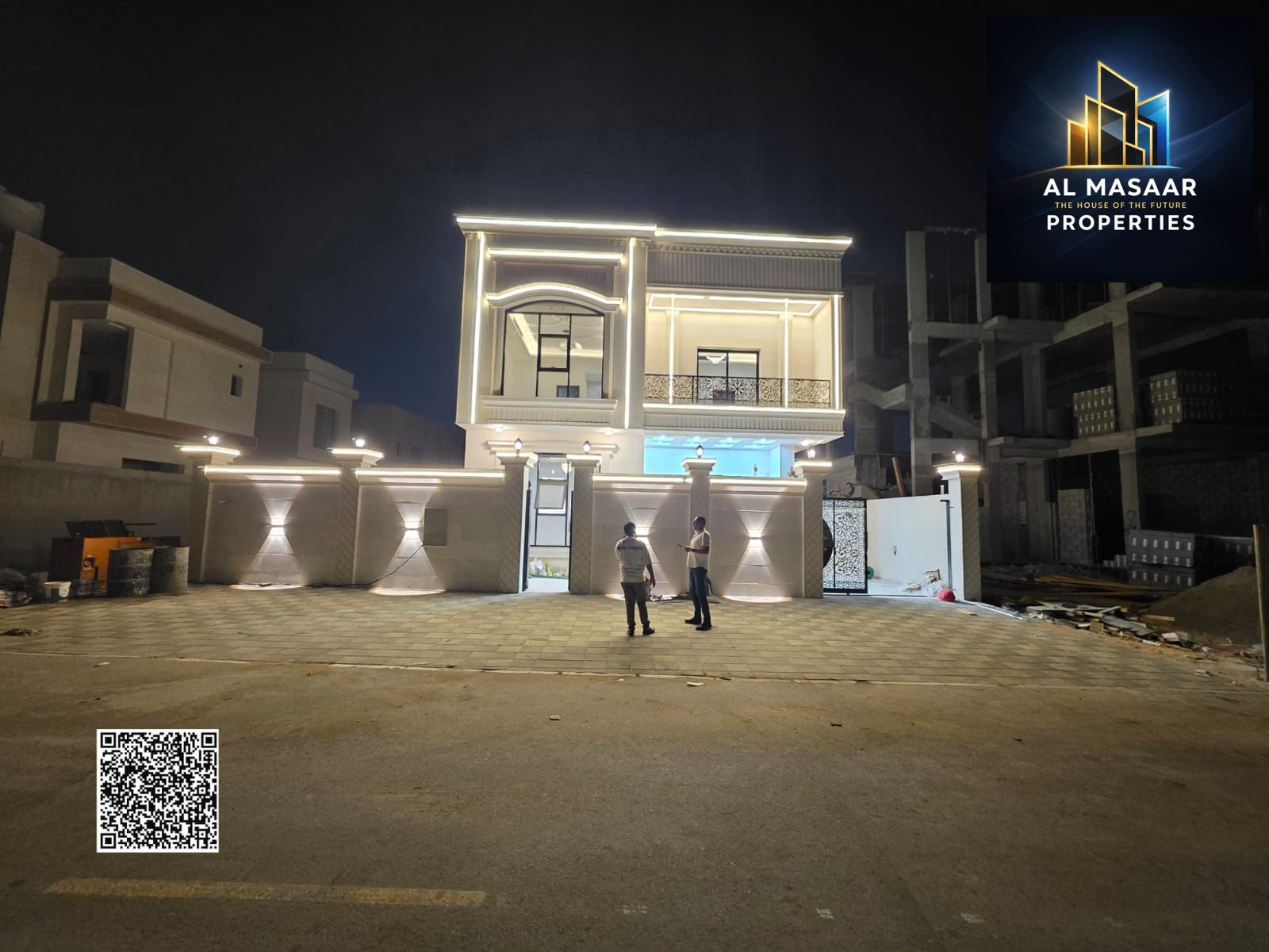 Turnkey villa, all-inclusive, on the main street, ready to move in, in one of Ajman's most prestigious areas. Freehold ownership available to all nati