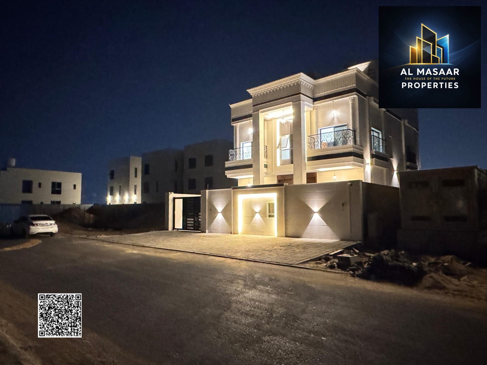 Classic corner villa with a roof terrace, featuring 6 master bedrooms. Price includes electricity and water. Freehold ownership available to all natio
