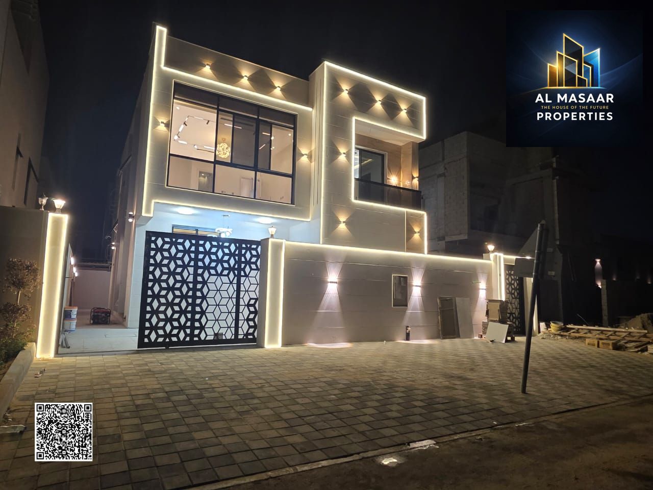 A golden opportunity to own a villa with a private pool, European design, custom finishing - a prime location opposite Sheikh Mohammed Bin Zayed Road