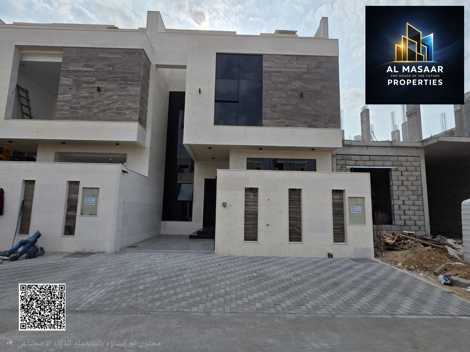 With a monthly installment of 7,000 dirhams, you can own your villa now in Ajman, including registration and ownership fees, near all services and clo