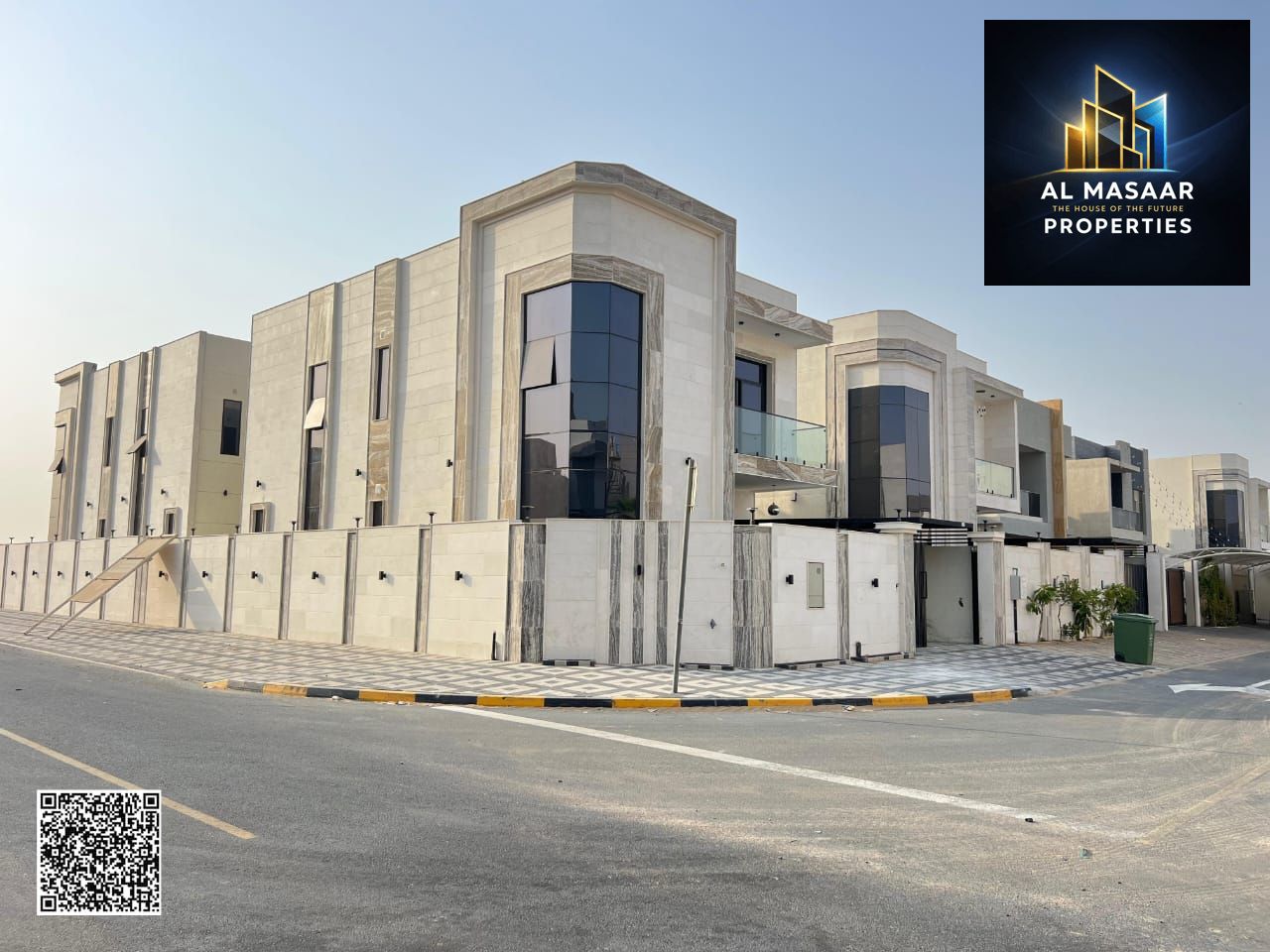 For sale: Luxury residential investment villa – Al Zahia, Ajman. Super deluxe finishing – luxurious marble stone – corner location on two paved street