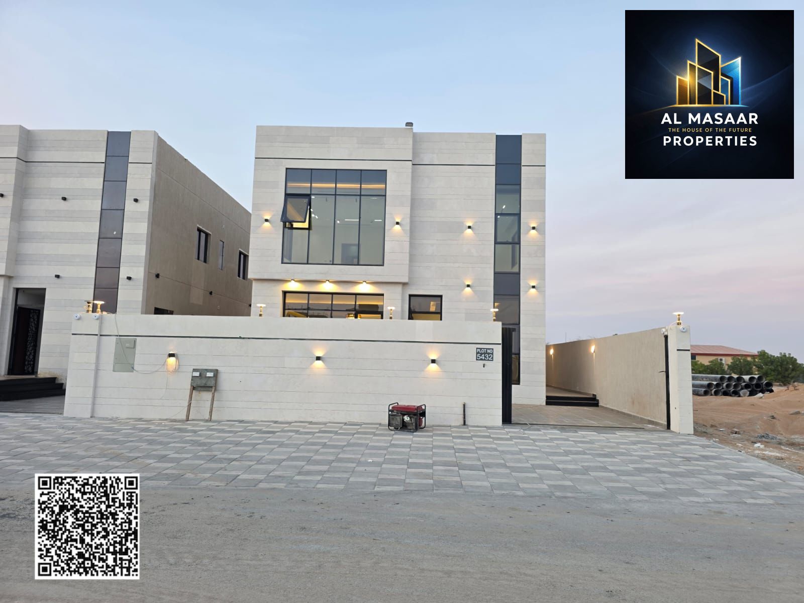 Modern villa with swimming pool for sale, registration fees included