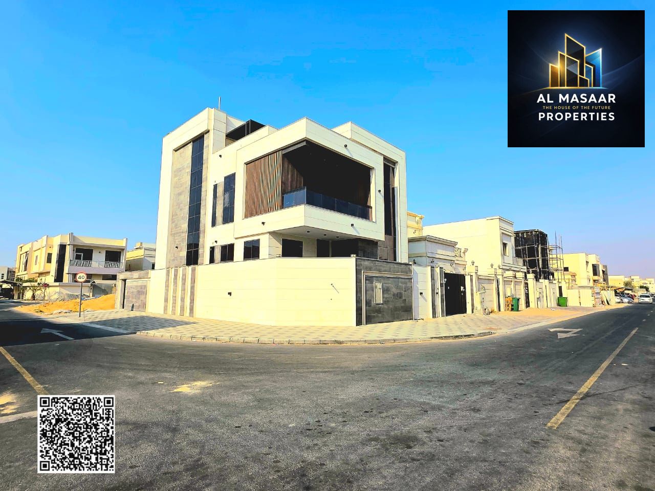 A luxurious villa in a prime location in Al Zahia, combining modern design and spacious 3500 sq ft