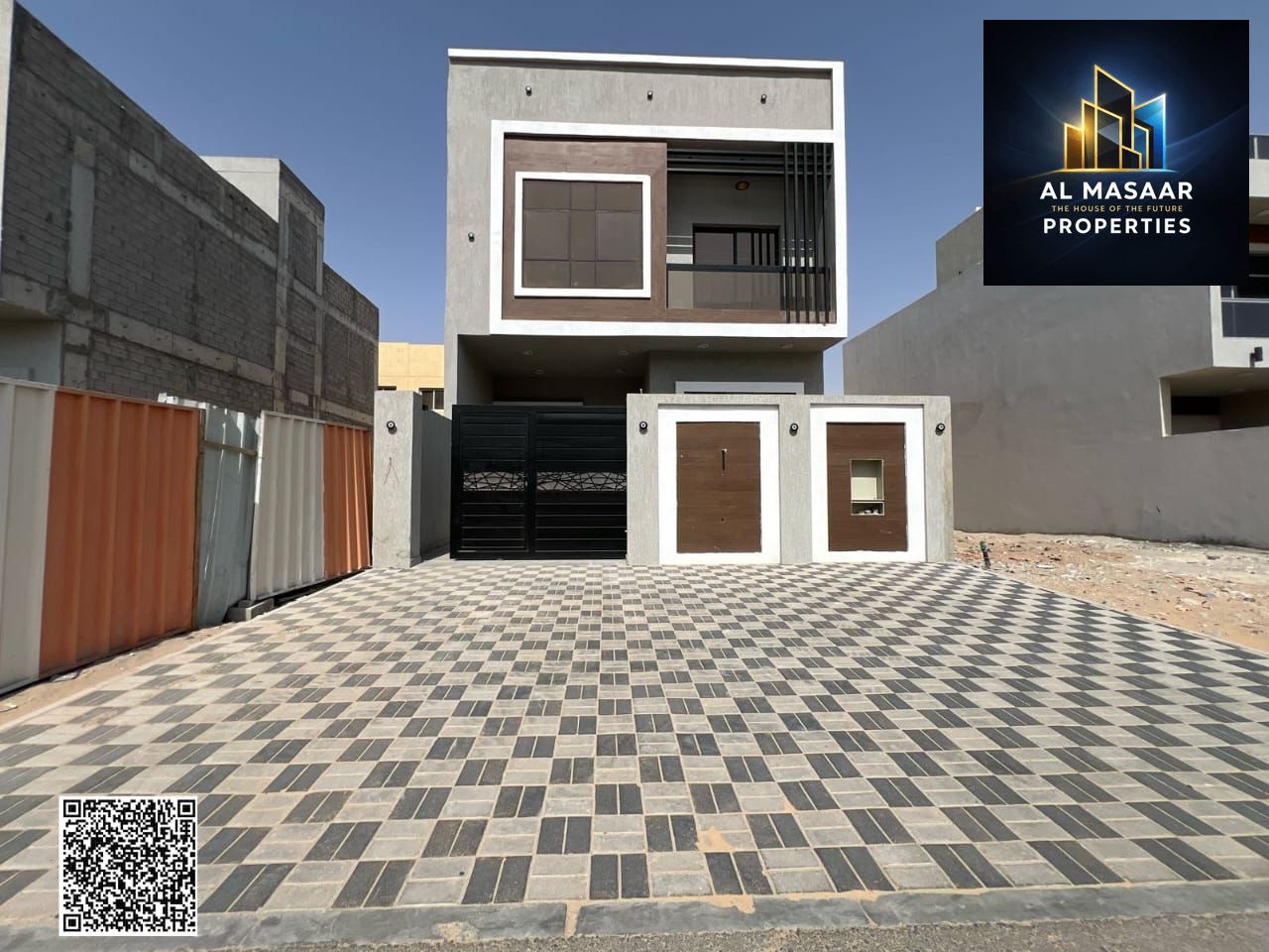 Take advantage of this opportunity and own a villa in Ajman, first occupancy, freehold, super deluxe finishing, on Mohammed Bin Zayed Road.
