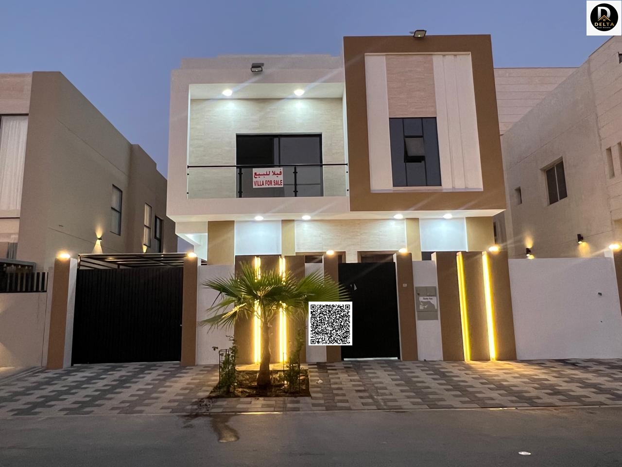 Own a two-story villa with a rooftop terrace, European design, custom finishing, at a special price. Prime location close to all services and Sheikh M