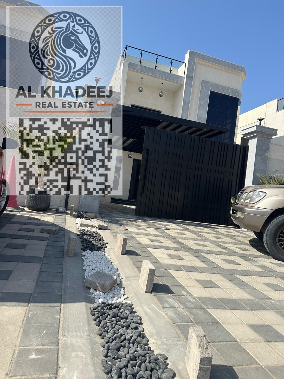 For sale Super deluxe luxury villa with private pool and excellent location in Al Rawda 3 near Sheikh Ammar Street and Mohammed Bin Zayed Street