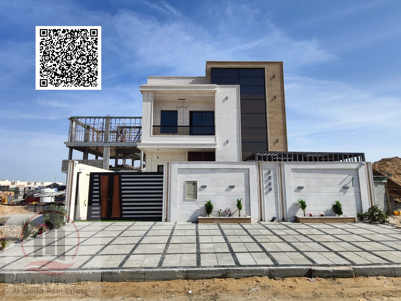 For sale, a villa in Ajman Al Helio, 3 master rooms, a Majles room, a hall, and a maid’s room, freehold for all nationalities, Installment with out do