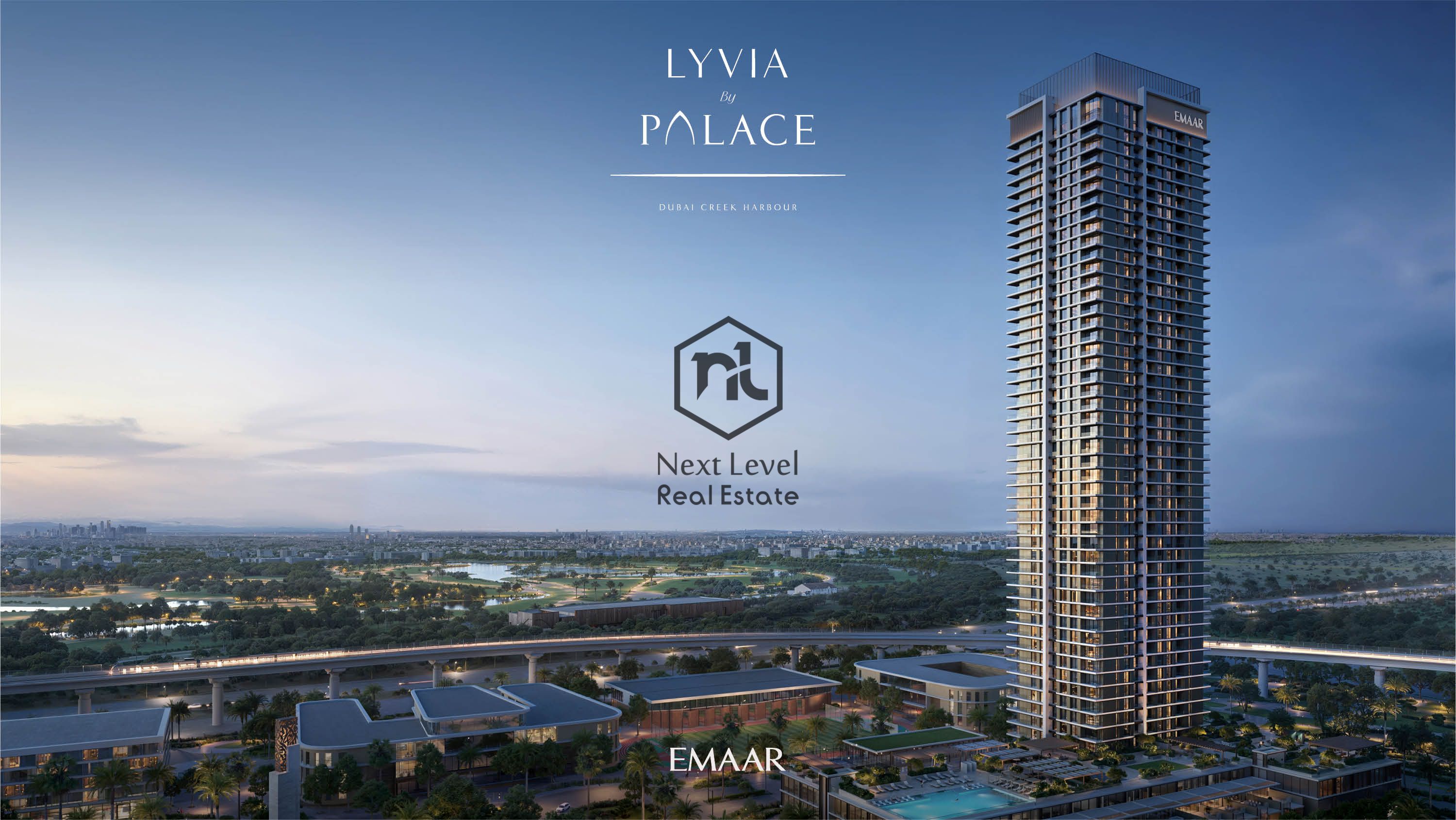 Luxury Waterfront 1-Bedroom | Lyvia by Palace | 10% Booking I Dubai Creek Harbour