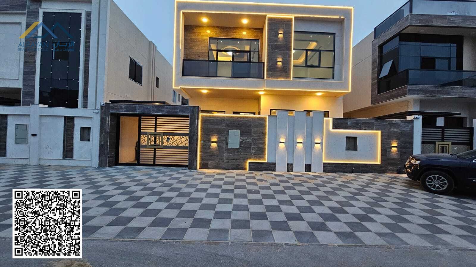 Villa for sale in a prestigious and upscale area, Al Helio 2, Ajman. Own your dream home in the most desirable location, with the finest finishes and