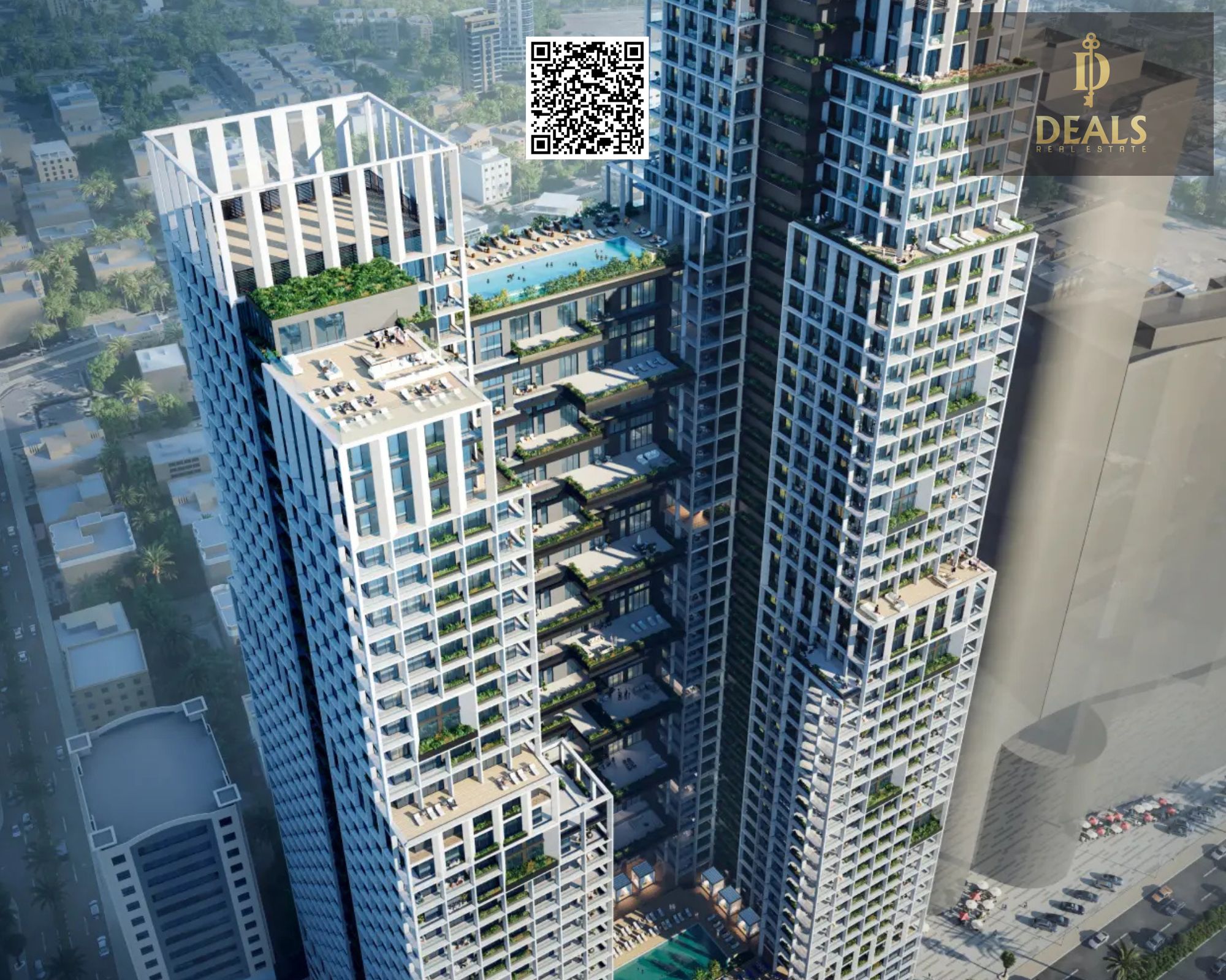 Own Your Luxury Studio | Spacious | Separate Kitchen | Balcony Overlooking the City | Mawjan