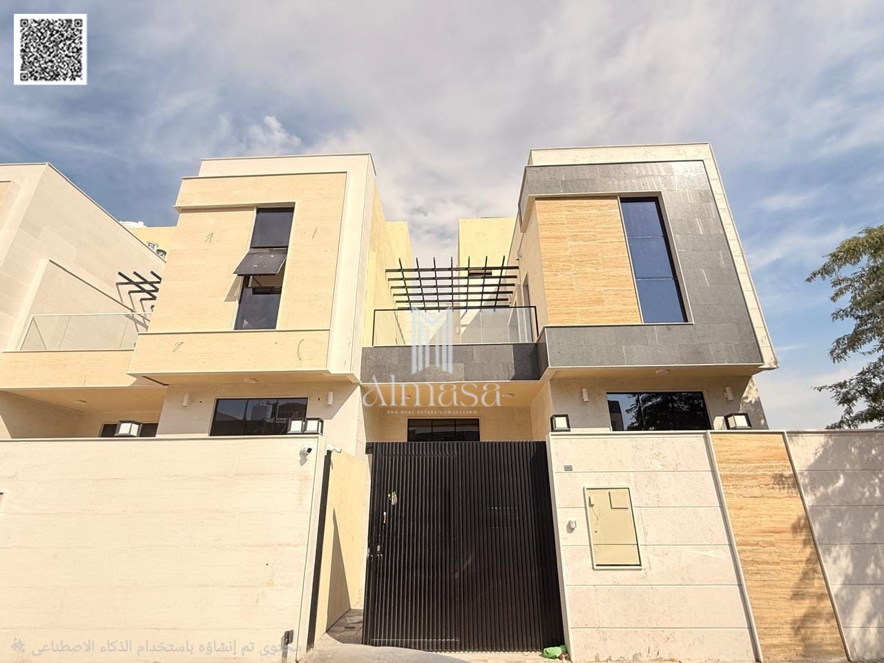 Own a two-story villa with a rooftop, modern design, custom finishing, at an attractive price including registration and ownership fees.