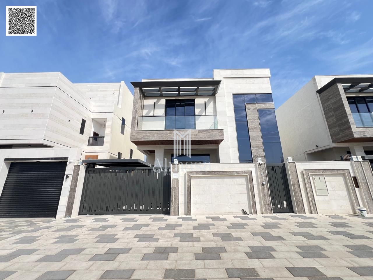 Luxury villa in Al Bahia area, modern design, close to all essential services