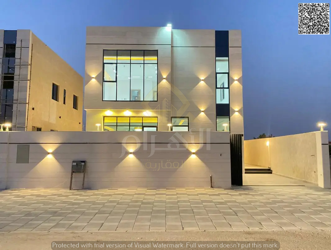 Villa in one of Ajman's most prestigious areas, freehold ownership for all nationalities, registration fees included - No annual fees or service charg