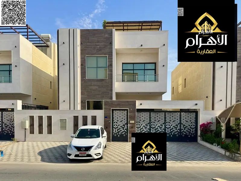 Villa in Al Yasmin with a dedicated gym area, including electricity, water, air conditioning, and furnishings.