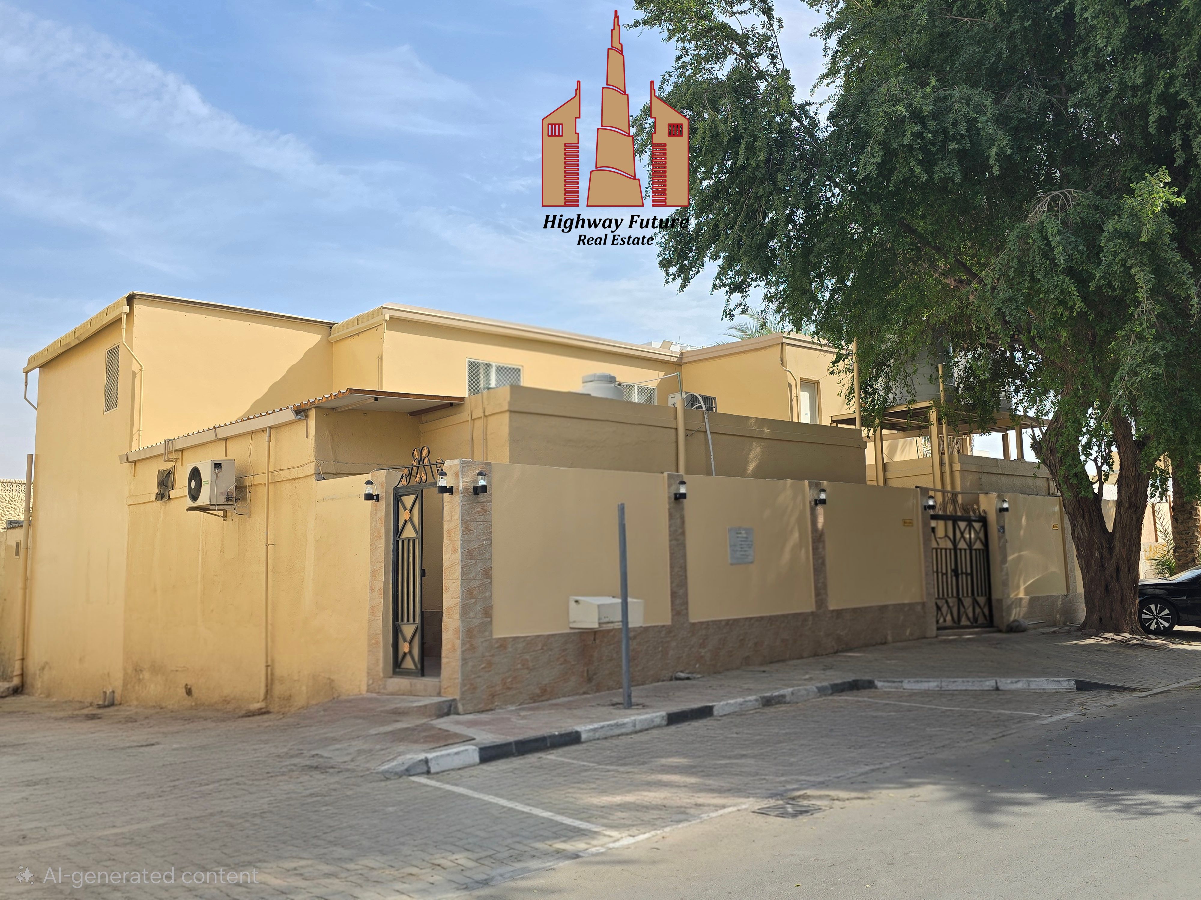 Like new renovated 8 bedroom villa for sale free hold hall Majlis Maid room outside Molhaq just 1.6m
