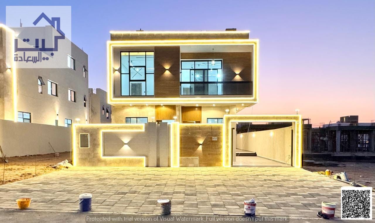 Villa for sale in the heart of Al Bahia, Ajman, ready to move in, includes registration and ownership fees, prime location near all services, easy acc
