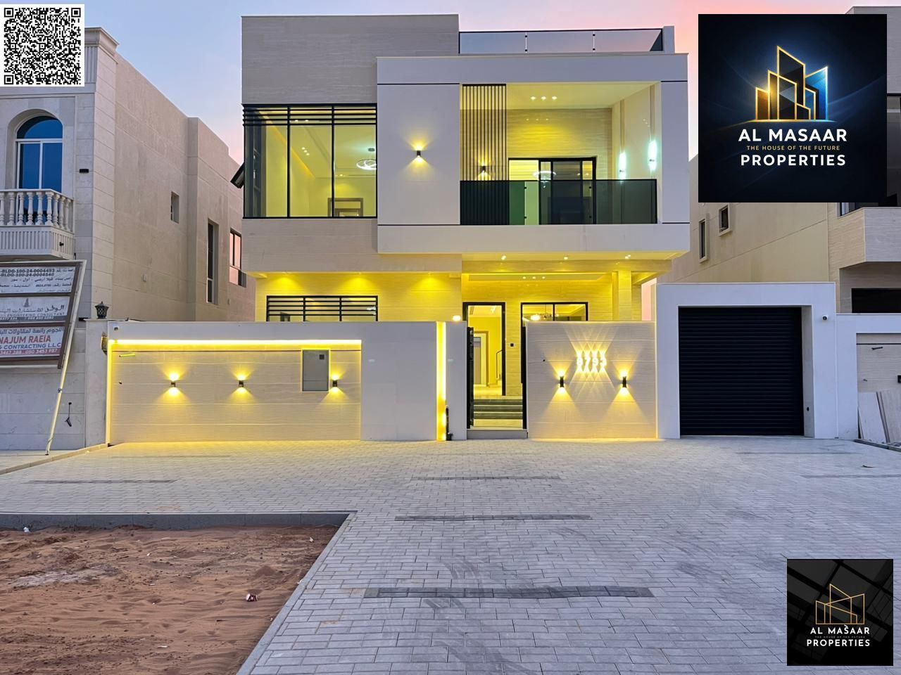 Modern finished villa, two floors and a roof with a large setback, at a negotiable price.