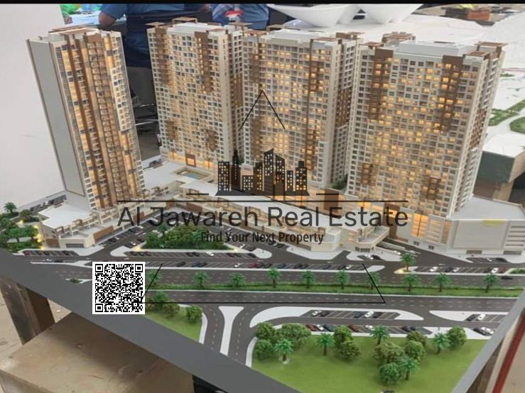 One bedroom and living room / 1% monthly / 7-year installments / Free air conditioning / Freehold ownership / Sea view